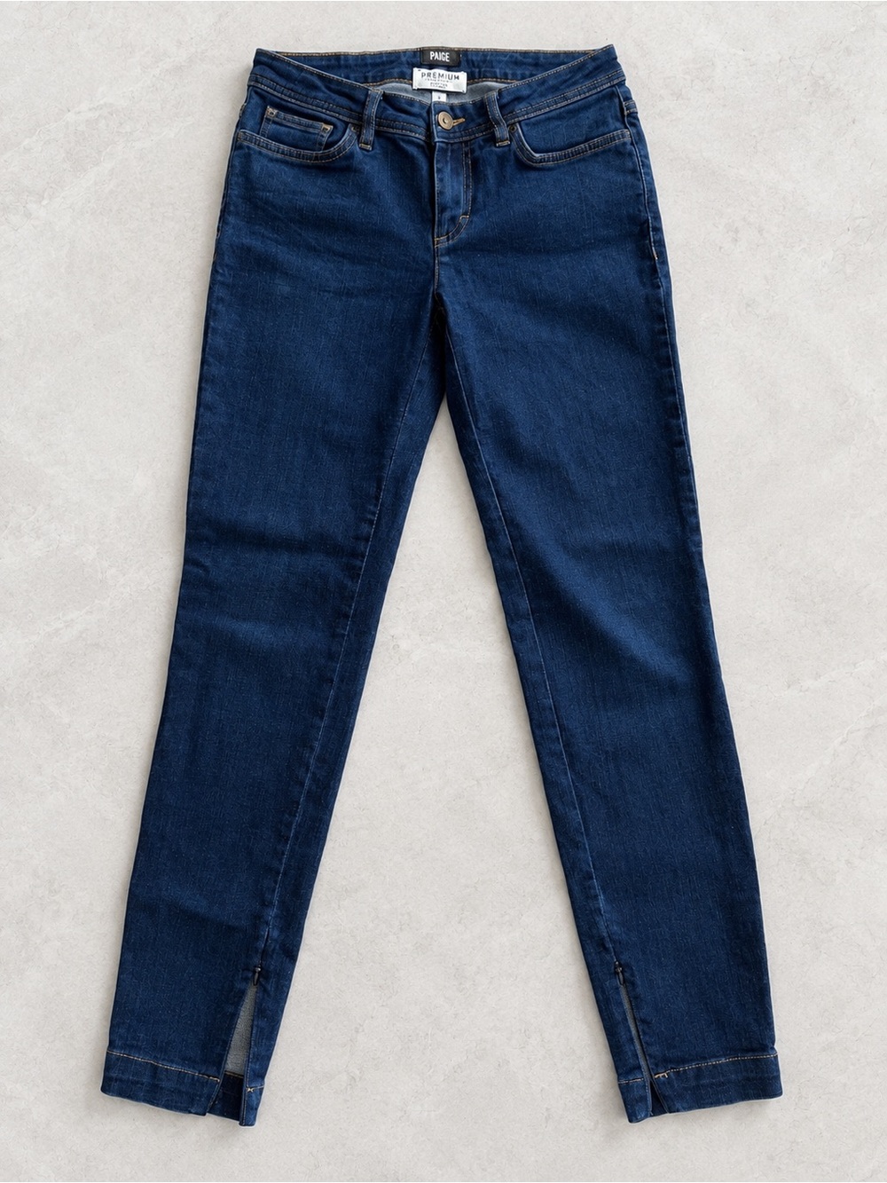 Dolce and Gabbana Navy Skinny Jeans with Ankle Zips